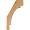 Ekena Millwork 3 1/2"W x 10"D x 18"H Merced Smooth Knee Brace, Western Red Cedar BRC04X10X18MRC00SWR - alternate 3